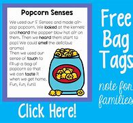 Image result for 5 Senses Popcorn Activity