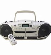 Image result for Portable CD Dual Cassette Player Recorder