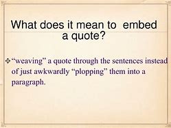 Image result for How to Embed Quotes
