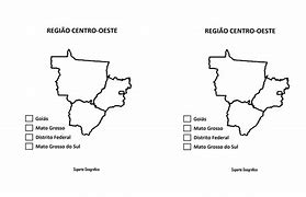 Image result for Mapa Do Centro Oeste Para Imprimir
