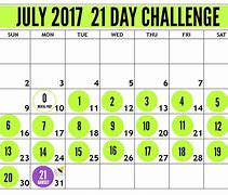Image result for 21 Days Challenge Chart