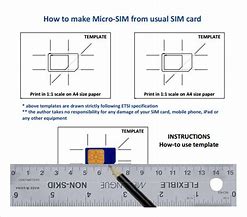 Image result for Scale Micro Sim Card Size Template