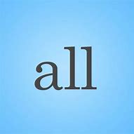 Image result for {all}