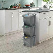 Image result for Kitchen Recycle Bins