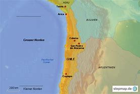Image result for Atacama Desert On World Map