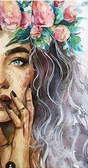 Image result for Watercolor People Sketch