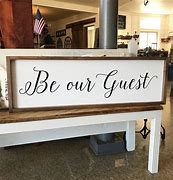 Image result for Guest Room Sign