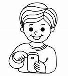 Image result for Phone Texting Coloring Page