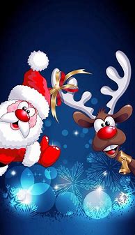 Image result for iPhone Christmas Wallpaper Santa Claus