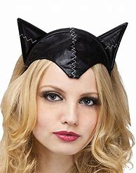 Image result for Black Cat Ears Headband Mask