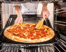 Image result for Cooking Pizza in Oven