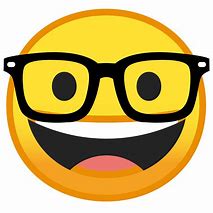 Image result for Smart Emoji with Glasses