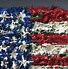 Image result for American Flag but Made of Painted Guns