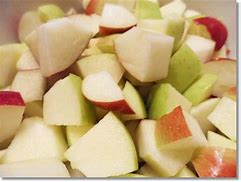 Image result for Chopped Apple