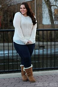 Image result for Winter Skirt Outfits Plus Size