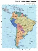Image result for World Map South America Countries