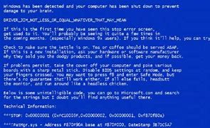 Image result for WinXP Blue Screen