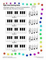 Image result for Printable Beginner Piano Worksheets