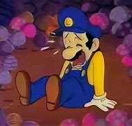 Image result for Luigi Sad Mario Crying