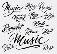 Image result for Calligraphy Music Notes