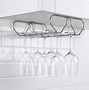 Image result for under cabinets wine stemware racks