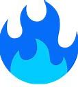 Image result for Blue Fire Emoji