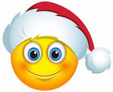 Image result for Smiley-Face Emoji with Santa Hat