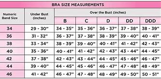 Image result for 109Cm Cup Size Inches