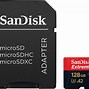 Image result for microSD Card SanDisk 128GB