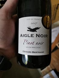 Image result for Gerard Bertrand Pinot Noir Vin Pays d'Oc Aigle Noir