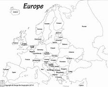 Image result for Europe Map Countries Black and White