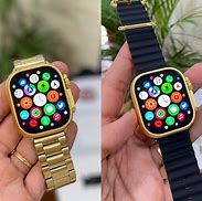 Image result for Blue and Gold Smartwatch