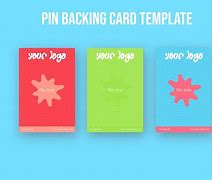 Image result for Pin Backing Card