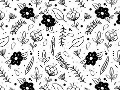 Image result for Floral Pattern Clip Art Black and White