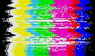 Image result for Cartoon Broken TV Colours