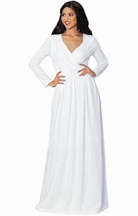 Image result for Long Sleeve Empire Waist Maxi Dress