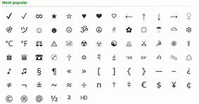 Image result for Cool Text Message Symbols