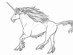 Image result for Sketsa Gambar Unicorn