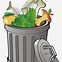 Image result for Cartoon Sign of Trash