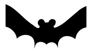 Image result for Bat Outline Art