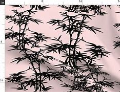 Image result for Thai Silk Pink Bamboo Print