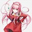 Image result for Zero Two Anime Art