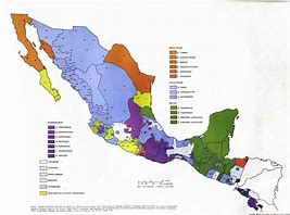Image result for Indigenous Map of Mexico