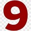 Image result for White Number 9 Image