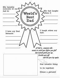 Image result for Father's Day Printable Worksheets