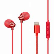 Image result for Apple iPhone Wireless Earbuds Red