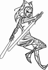 Image result for Ahsoka Coloring Pages Basic