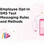Image result for Opt-In Form Text Message Template