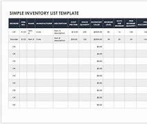 Image result for Office Inventory Template Excel