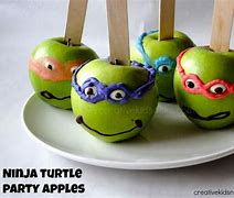 Image result for Ninja Turtle Candy Apples